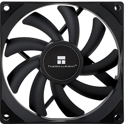 Thermalright-TR TL-9015B - Ventilador para CPU (silencioso, 4 pines, PWM, ventilador de refrigeración de 15 mm, velocidad de 2700 rpm, ventilador de CPU de 90 mm)