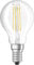 OSRAM Lampada LED Base Classic P40 Miniball 4W 827, bianco caldo 2700K, E14, trasparente, 470 lm, resistente agli urti, senza mercurio