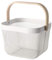 IKEA ASIA Risatorp Korb, Weiß - Obst- und Gemüseaufbewahrung, Stahlgitter, 25x26x18 cm