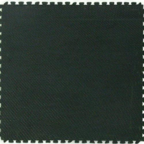 Abaseen Black Interlocking Floor Mats EVA Foam-Rubber Non Slip Tiles 60cm x 60cm (16 Mats-64 SQ FT)