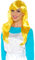 Funidelia | Schlumpfine Perücke 100% OFFIZIELLE für Damen The Smurfs, Zeichentrickfilm, Die Schlümpfe, Zwerg - Farben: Gelb, Zubehör für Kostüm - Lustige Kostüme für deine Partys