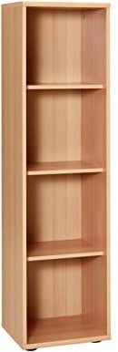 Möbelpartner Regal Manni 142867, samerbergbuche Dekor, 39,3 x 39,5 x 152,8 cm