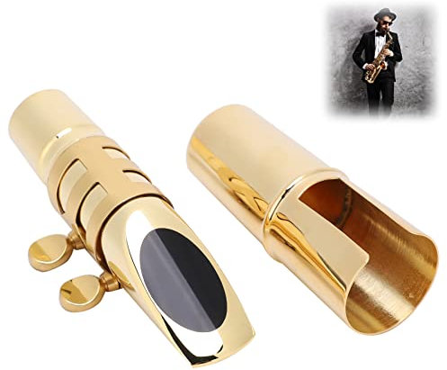 Bocchino per sassofono contralto Eb 5C, bocchino per sassofono contralto Eb 5C con fondello Accessori per strumenti musicali