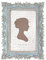 AELS Cadre photo vintage 4 x 15 cm, élégant cadre photo antique avec façade en verre, présentoir photo, décoration murale de table, idées cadeaux, motif vigne