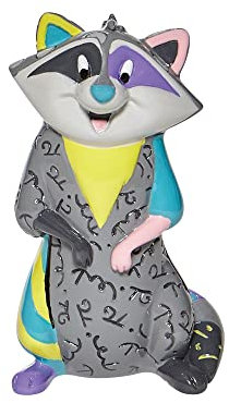 Enesco Disney by Romero Britto Pocahontas Meeko Miniatur-Figur, 8,9 cm, Mehrfarbig, One Size