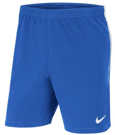 Nike Short de Football Tissé WVN pour Homme, Taille 2XL, Bleu Royal/Blanc/Blanc