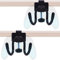 YYST Schreibtischhalterung, Game-Controller-Halterung, Klemmhalterung, Halterung, kompatibel mit PS3/PS4/PS5/Xbox 360/Xbox One/S/X/Elite/Series S/Series X Controller, Pro Controller (2)