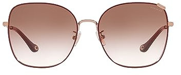 COACH HC7133 Glänzend Roségold/Burgunderrot Farbverlauf Einheitsgröße