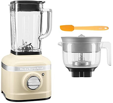 Kitchenaid Artisan Standmixer-Starter-Set K400 (5KSB4026EAC) - inkl. Zitruspresse 1 l (5KSB1CPA), Mini-Teigschaber