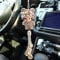 Auto Rückspiegel Ornament, Kristall Diamant Auto Spiegel Anhänger Bling Strass Rückspiegel Dekoration zum Aufhängen Bling Hängende Anhänger Auto Innen Dekoration für Frauen & Männer,Gold