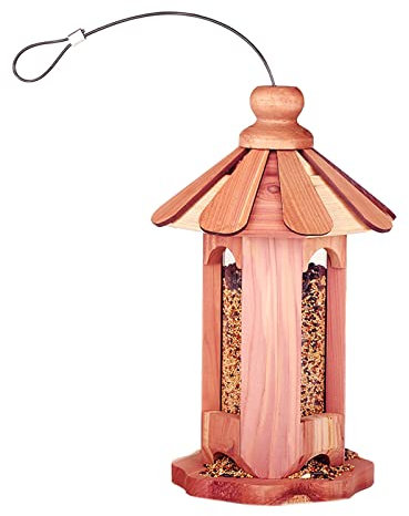 ZAJ Importato Precious Blood Cipresso Mangiatoia per Uccelli Villa Giardino Cortile Decorazione Bird Home Easy to Use