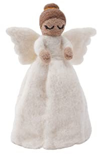 CGB GIftware | Felt Festive Christmas Angel Tree Topper | Christmas Festive Holiday Home Accessory | Joy to the World Range | GB06674