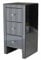 Nachtschrank verspiegelt Schrank Schwarz Kommode Wäschekommode 30cm vic542 Palazzo Exklusiv