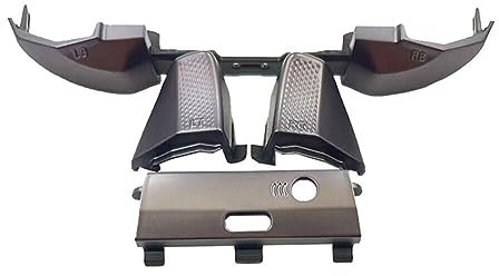 Meijunter Ersatzknöpfe LB RB LT RT Stoßstange Trigger-Taste Kompatibel mit Xbox Elite Wireless Controller Series 2, Silber Grau