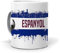 mundohuevo Taza Personalizada con Texto. Regalo Original. Espanyol. Regalo Equipo de Futbol. Haz