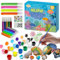 Set de conchas para pintar y decorar, kit de manualidades y pinturas, regalo para niños a partir de 5 años. Kit de pinturas fluorescentes y brillantinas con conchas muy completo.