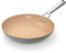 Ninja Keramik-Sauteuse mit längerer Lebensdauer (28 cm), Antihaftbeschichtung (ohne PFA, PFOA, Blei & Cadmium), Induktionsgeeignet, Edelstahlgriff, Ofenfest bis 285°C, Grau & Terracotta, CW90028DEDB
