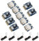 VISSQH 10 pcs Module de Batterie au Lithium 5 V 1 A Carte de Protection de charge134N3P Module convertisseur élévateur + 5pcs boîtiers de Batterie 18650 pour DIY Affichage LED USB et Micro Port