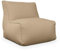 Deshome - Sitzsack für den Garten XL, abnehmbar, für den Außen 90x90x90 cm: Bean Bag Chair Sessel mit Polsterung, Design Light Pouf Sand