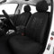 GHUYGTT 9 Stück Sitzbezüge Auto Set für Niss-an Qashqai II J11 2013-2021, Stoff Waschbar Allwetter rutschfest Atmungsaktiv Autositzbezüge Schonbezug Zubehör,E/Black