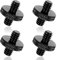 Giantree 1/4 Zoll Schraube, 4 Stück Gewindeadapter 1/4 Zoll Männlich auf 1/4 Zoll Männlich Schraube Stativ Adapter Kamera Stativ Adapterschrauben für Kamera Stativ Monopod