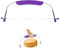 Professional Cake Leveller Cutter 10 Inch Adjustable Stainless Steel Wire Cake Slicer Cutter for Leveling & Slicing Kitchen Baking Tools for Birthday Layer (27CM Purple)