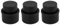 3Pcs Flaschenpumpe Kappe für Kohlensäurehaltige Getränke, Soda Versiegelung mit Weinstopperfunktion, Schärfe des Bieres, Wiederverwendbares Druckstopper für Getränkeflaschen (Schwarz)