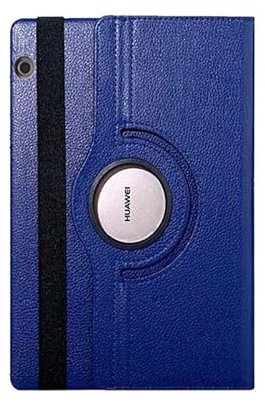 Case for Huawei MediaPad T5 10 Tablet 10.1 inch (AGS2-W09 AGS2-L09 AGS2-L03) - 360 Degree Rotating Stand Case Protective Cover, (Blue)