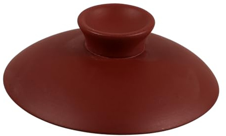 LAPYAPPE Keramikdeckel Für Teekanne Und Teetasse Hitzebeständig 8cm Durchmesser Retro Design Aromaschutz Aus Zisha Keramik