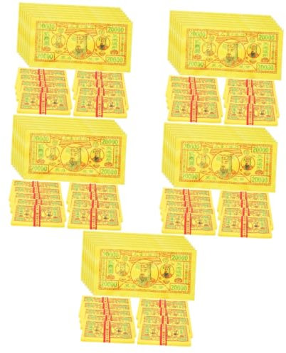 DOITOOL Ahnengeld 350 Blatt Opfervorrat Papiergeld Für Beerdigung Geistergeld Rollenspiel Papier Banknoten Traditionell Und Vielseitig