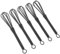 GANAZONO 5Pièces Fouets Plastique pour Mélanger la Capillaire et Cuisiner Outils pour Coloration et Cuisine Réutilisables et Durables