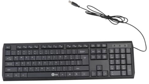 SHINEOFI Tastiera Cablata Ultra Sottile e Silenziosa con Design per e Casa Comfort e per Uso Prolungato