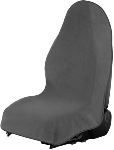 LBIHHNQ Wasserdichter Autositzschoner für Vordersitze,schweißfest und langlebig, maschinenwaschbar,für Sportler,Fitnessstudio-Workouts,passend für Verschiedene Fahrzeuge (Grau, 1pcs)