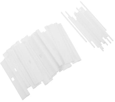 CHICAMPERA Vertikaljalousien Clips Weiß 20 Stück aus PVC für Reparatur | 89mm, Lamellenvorhang Zubehör für Vertikaljalousien und Slat Blinds, Home Repair