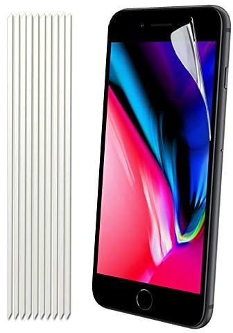 TECHGEAR [10 Pack] Screen Protectors for iPhone 8 Plus, iPhone 7 Plus (5.5 Inch) - Ultra Clear Screen Protector Guard Covers Compatible with Apple iPhone 8 Plus, iPhone 7 Plus (5.5) [ECO PACK]