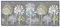 HUG RUG Washable Dirt Trapper Door Mat Kitchen Hallway Doorway, Made in the UK, Nature 17 Runner 65X150