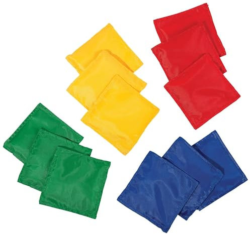 Franklin & 5 x 5 cm (12 Stück), Nylon, Sitzsack, ideal für den Einsatz in der Schule