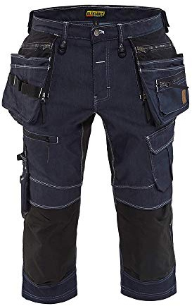 Blaklader 19921141 Handwerker-Shorts aus Stretch Cordura Denim, Marineblau/Schwarz, Größe: C50