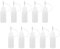 Rosenice Klebstoffflasche / Leerflasche mit Präzisionsspitze, 10 ml, 10 Stück, für Handarbeiten / Quilling, Weiß