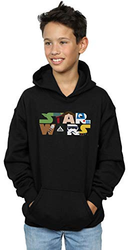 Absolute Cult Star Wars Boys Character Logo Hoodie