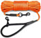 Joytale Long Training Lead for Dogs, 15/10/5M Strong Reflective Training Leads with Soft Handle, Nylon Rope Long Line Leash for Small and Puppy Dogs with 2 Hook Tie out, 5M, Orange