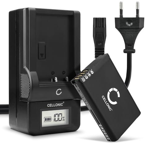 CELLONIC, Akku Navi kompatibel mit Garmin Alpha 100, Montana 600, Alpha 200 (2200mAh, 3.7V) + Ladegerät Ersatzakku 010-11599-00 010-11654-03 361-00053-00