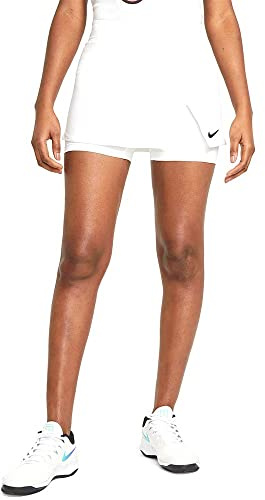 Nike Damen W Nkct Df Vctry Skirt STR Shorts, Weiß/Schwarz, XS EU