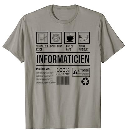 Drôle Programmeur Humour Informaticien T-Shirt