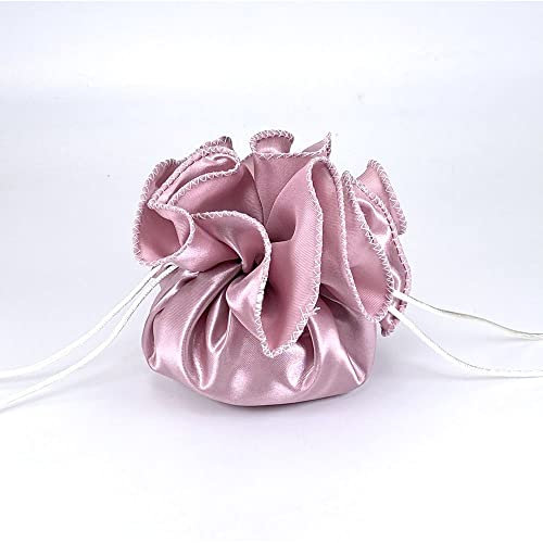 Generico 10X Fazzoletto Sacchetto portaconfetti Rosa Antico 35 cm BOMBONIERA
