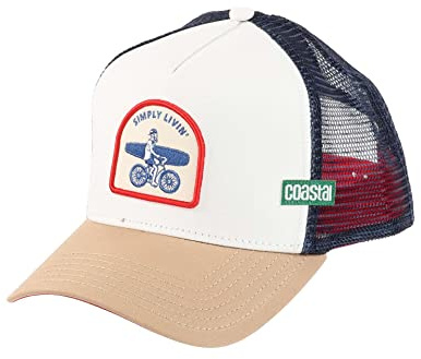 Coastal Simply Livin White HFT Trucker Cap - One-Size