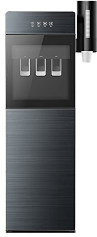 Dispensador de Agua Vertical, Doble Uso frío y Caliente, Cubo de Agua Oculto Debajo, dispensador de Agua automático Solo táctil, Adecuado para la Oficina en el hogar