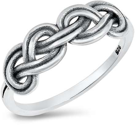 Joyara Sterling Silber 925 keltisch Node Ring