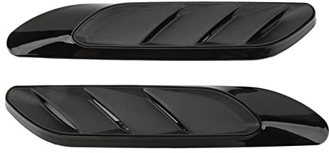 2 Stück Seitenschlitze für Autos, Kotflügel Einlassgitter Dekoration Aufkleber, Mud Guard Air Outlet Blende für C-Klasse W206 AMG Line C63 2022+