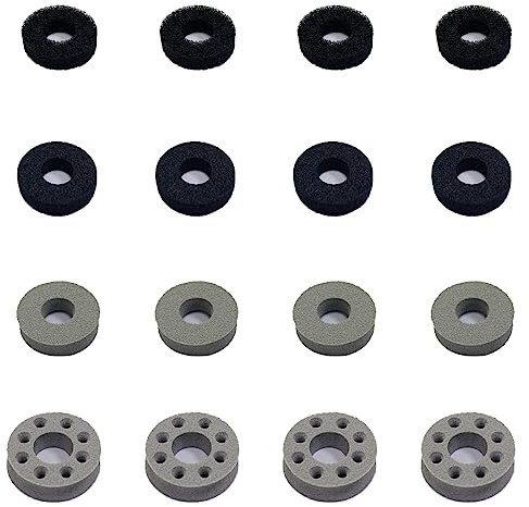 CUZKC 4 Niveles De Resistencia 16-Piezas De Amortiguación Del Thumbstick, Asistente De Movimiento De Apuntado Para PS5/Xbox One/Switch PRO/Switch OLED, Amortiguación De Vibración Para El Mango